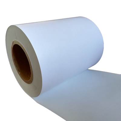 Materiale di carta termico dell'etichetta adesiva della cima HM2233 con la fodera bianca della pergamina sottile