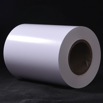 WG0133 Labelstock adesivo ha fuso la fodera acrilica rivestita della pergamina sottile di bianco della colla di Facestock
