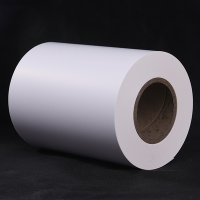 Materiale dell'etichetta di HM2533 Matte Thermal Transfer Vellum Adhesive con la fodera bianca della pergamina sottile per la fabbricazione del codice a barre