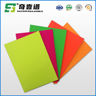 Materiale di carta fluorescente dell'etichetta adesiva di WGA