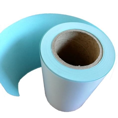 Fodera blu di carta termica della pergamina sottile della colla a caldo termica superiore materiale dell'etichetta adesiva della cima di HM2233L