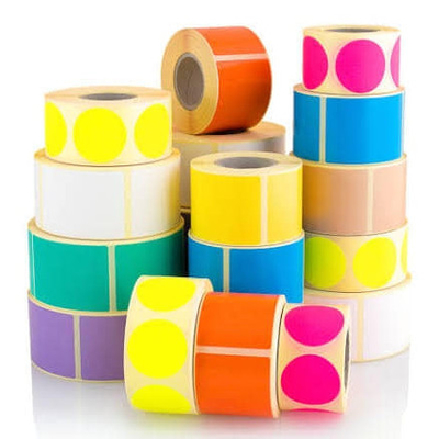 Weifang Made Adesivo Stampato Etichetta Termica Diretta Colore Adesivo Termico Top Coated Adesivo Termico