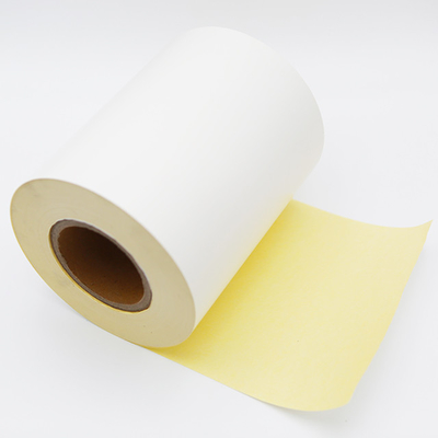 utilizzo a bassa temperatura Carta di velo rivestita con materiale adesivo per trasferimento termico con rivestimento in vetrino giallo AF2533H