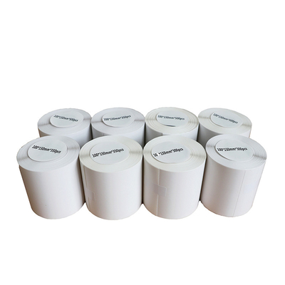 Adesivo termico in bianco 100mm*50mm adesivo termico rotolo Top carta termica