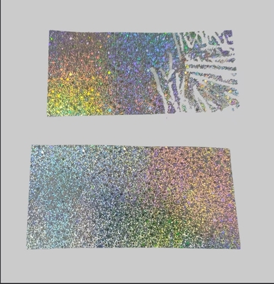 Materiale di etichetta distruttiva per film olografico Carta adesiva fragile