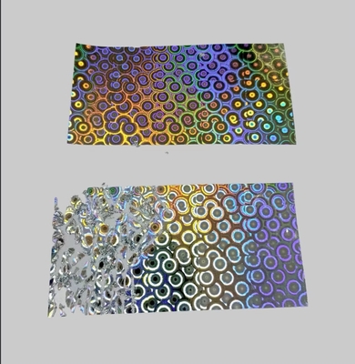 Materiale di etichetta distruttiva per film olografico Carta adesiva fragile