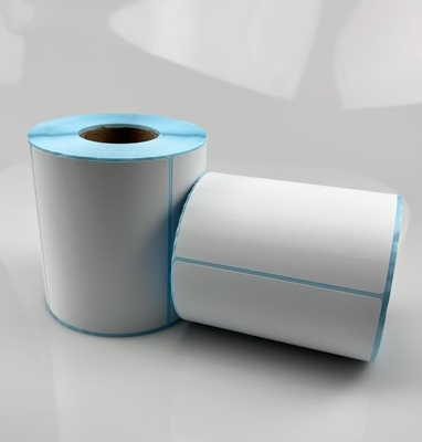Adesivo termico diretto DT Adesivo per la stampa di codici a barre con rivestimento in vetrino blu
