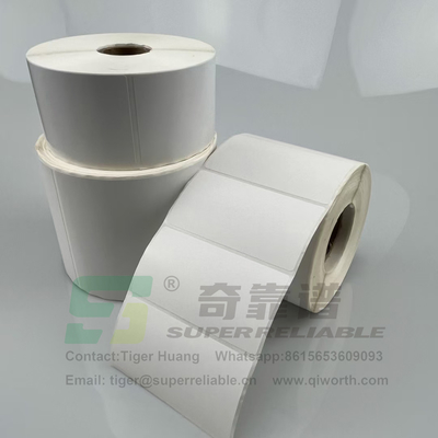 Semi-Glossy Paper Adhesive Barcode Sticker Art Paper Adhesive Sticker stampato da Nastro