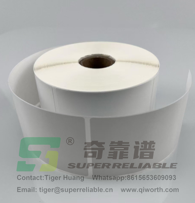 Semi-Glossy Paper Adhesive Barcode Sticker Art Paper Adhesive Sticker stampato da Nastro