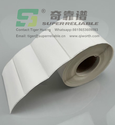 Semi-Glossy Paper Adhesive Barcode Sticker Art Paper Adhesive Sticker stampato da Nastro