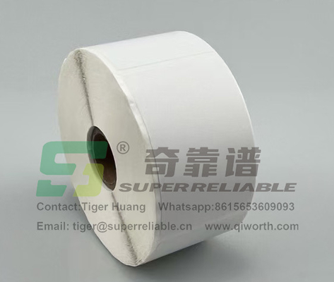 Semi-Glossy Paper Adhesive Barcode Sticker Art Paper Adhesive Sticker stampato da Nastro