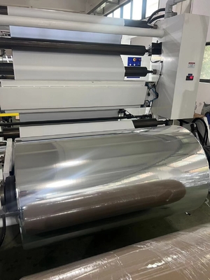 Adesivo a pellicola BOPP mentalizado Argento brillante Materiale di etichetta adesivo a pellicola BOPP WG4633