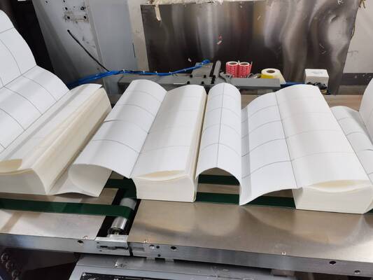 Adesivo termico per etichette a codice a barre a ventaglio, adesivo, dimensioni personalizzate 100mm*150mm