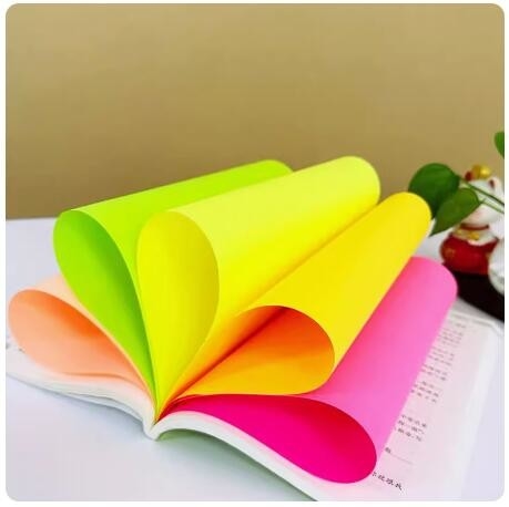 Carta adesiva arancione fluorescente Carta arancione fluorescente WGA233 Stampa a getto d'inchiostro Carta fluorescente
