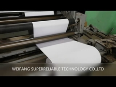 Rotolo di carta fuso HM0133 dell'autoadesivo rivestito con la fodera bianca della pergamina sottile