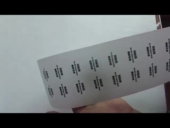 Materiale distruttivo dell'etichetta