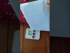 Fodera bianca bianca della pergamina sottile dell'ANIMALE DOMESTICO 100G di Adhesive Labelstock 25um del modello TG3035