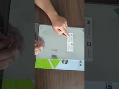 Fodera bianca della pergamina sottile della colla dell'acrilico di Mentalized Bright Silver BOPP del modello WG4633