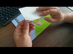 Adesivo carta distruttiva adesivo di carta fragile con rivestimento di vetro WGYB27