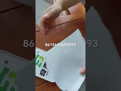 Carta adesiva adesiva nera semi-brillante