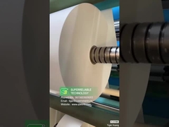 Adesivo per carta sintetica matta a getto d'inchiostro a 100 mm impermeabile in rotoli con rivestimento in vetro bianco