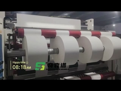 Carta adesiva a velo, trasferimento termico opaco, carta rivestita opaca, etichetta adesiva, in rotoli