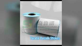 Presenta per te la carta termica diretta adesiva con codice a barre adesivo con rivestimento in glassine blu